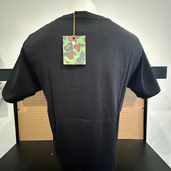 BAPE Shirt Black Color A Bathing Ape - Picture 2 of 4